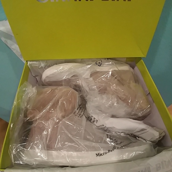 Gianni Bini Lainden Suede Faux Fur Trim Sneakers - Picture 6 of 6